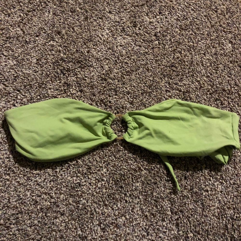 San Lorenzo strapless ring swim top